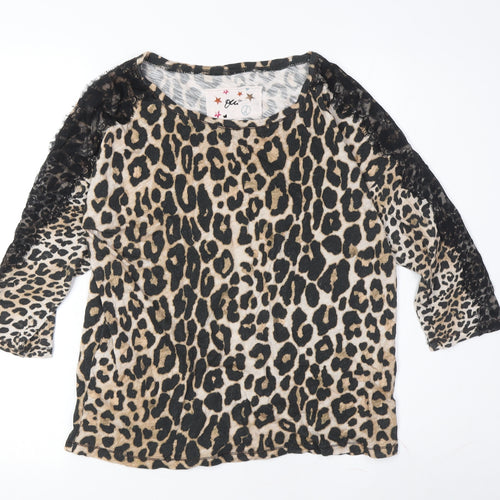 Only Women's Multicoloured Animal Print Tunic Blouse 10