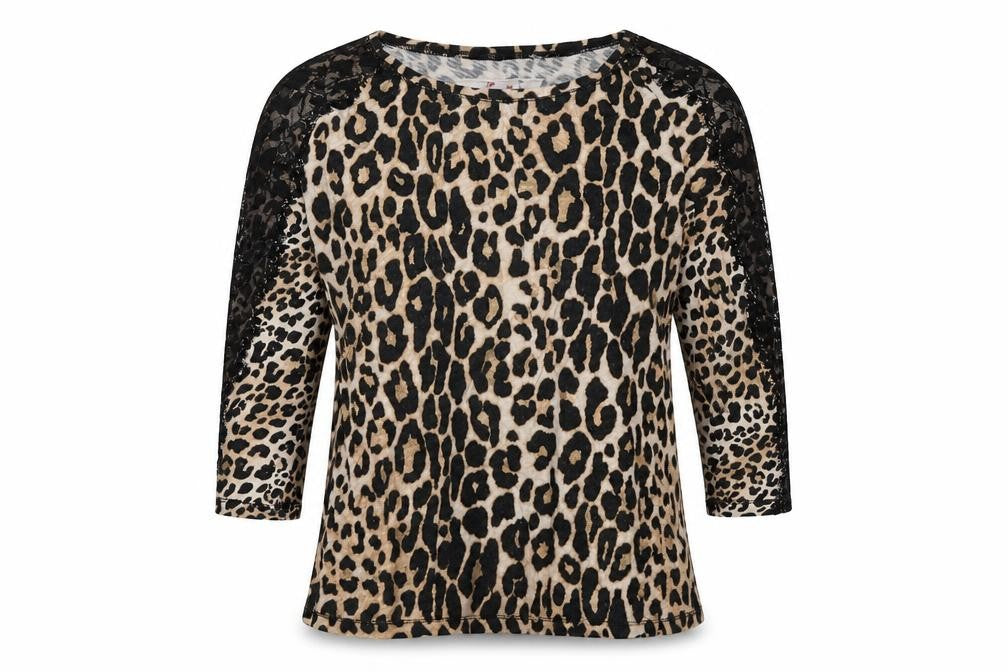 Front view of Only Women's Multicoloured Animal Print Tunic Blouse 10