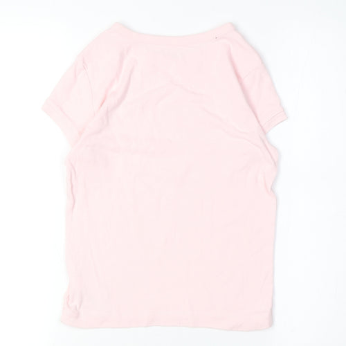 GAP Girls Pink Breakfast Graphic T-Shirt, Size 10-11 Regular