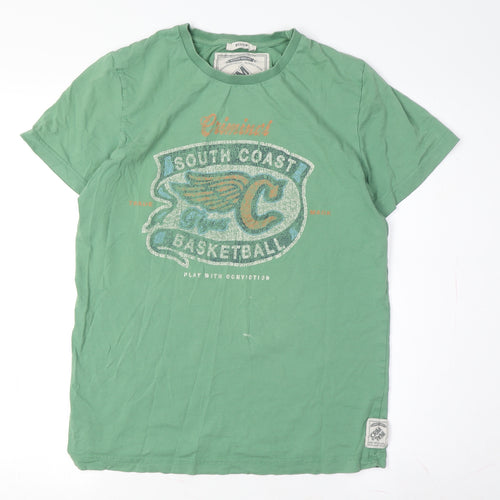 Criminal Damage Men's Green Medium Sports T-Shirt