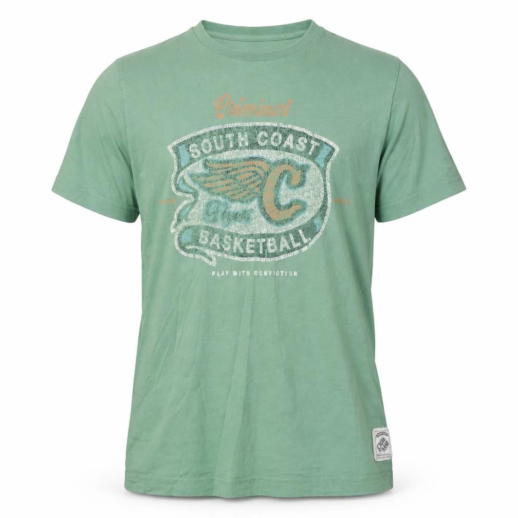 Criminal Damage Men's Green Medium Sports T-Shirt