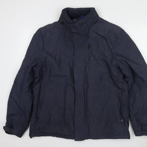 Marks and Spencer Men's Blue Jacket, Size L