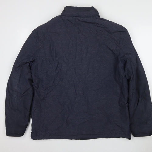 Marks and Spencer Men's Blue Jacket, Size L