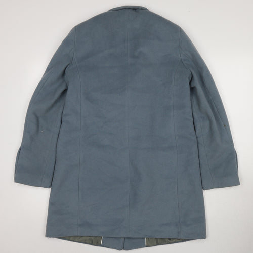 Next Women's Blue Coat Size 12, Warm Polyester Wool Blend
