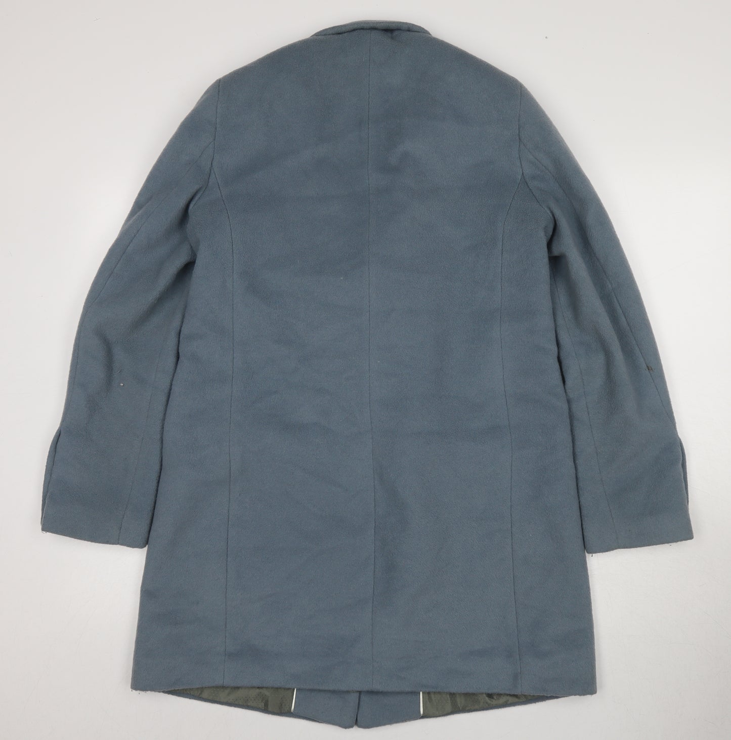 Next Women's Blue Coat Size 12, Warm Polyester Wool Blend