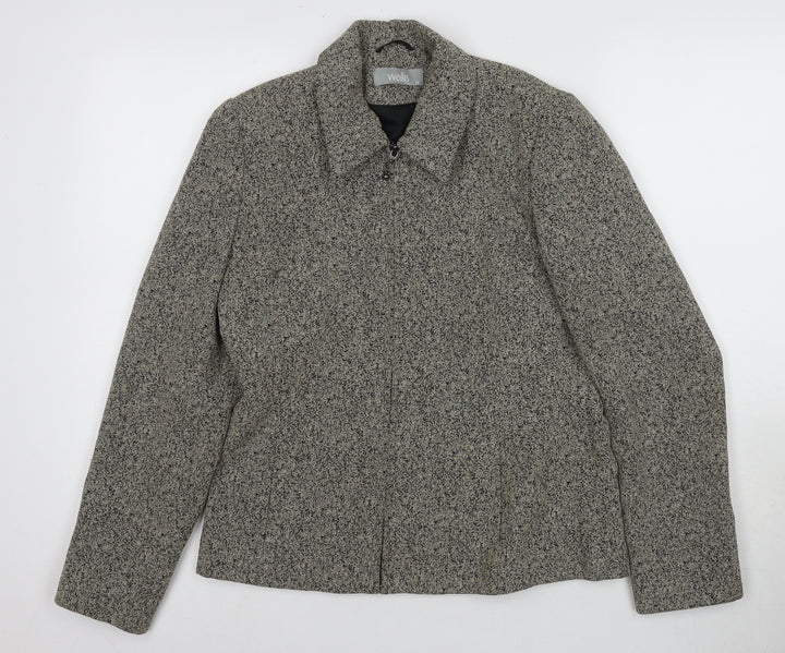 Wallis Women's Grey Jacket Size 10 for Autumn/Winter