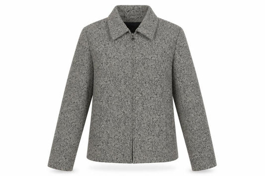 Front view of Wallis Women's Grey Jacket, size 10, for Autumn/Winter