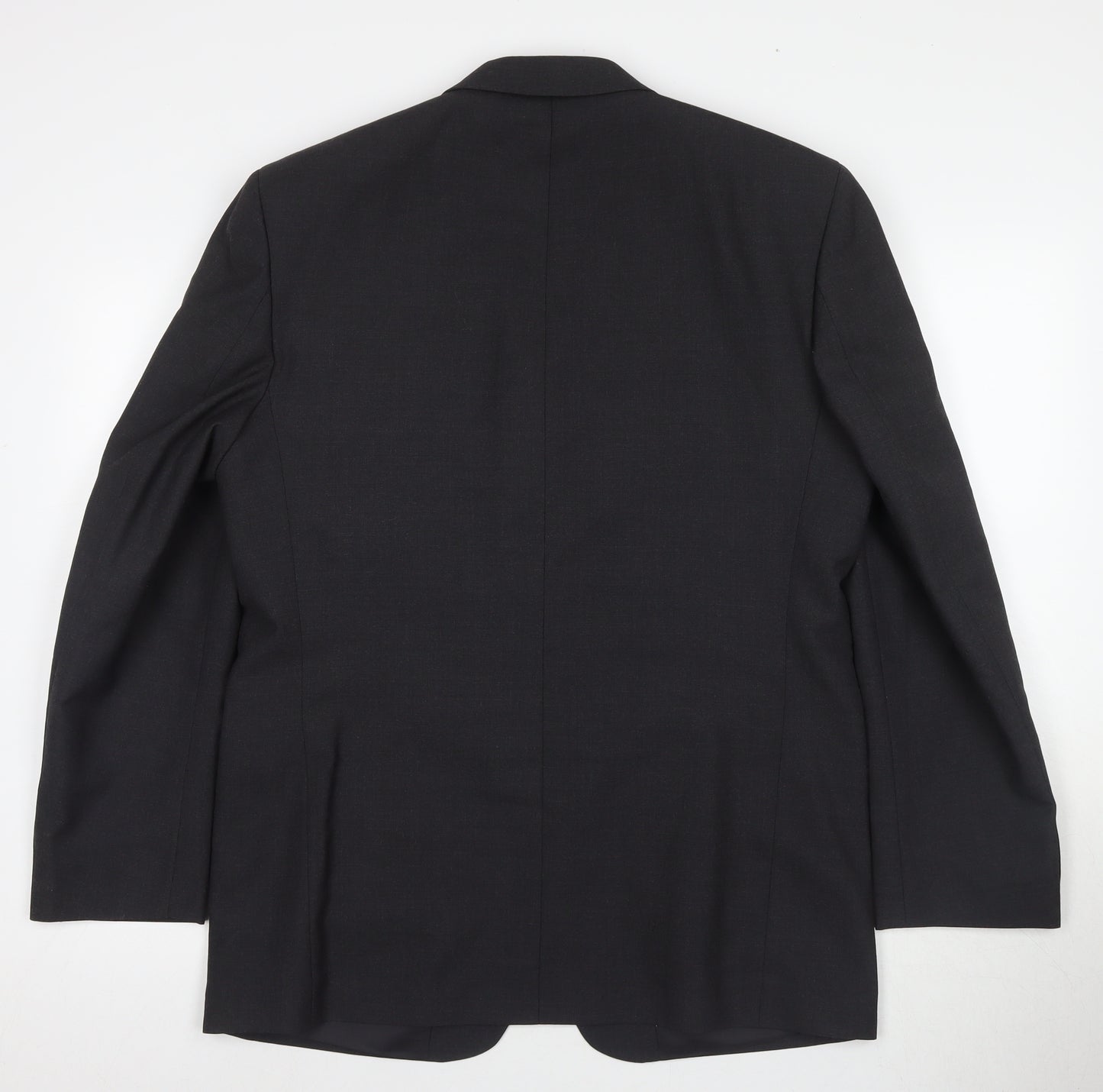 Simon Jersey Men's Black Blazer, Regular Fit, 40R