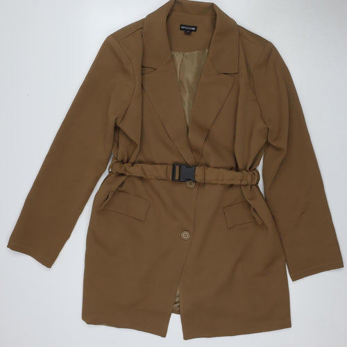 PrettyLittleThing Brown Women's Trench Coat - UK 16