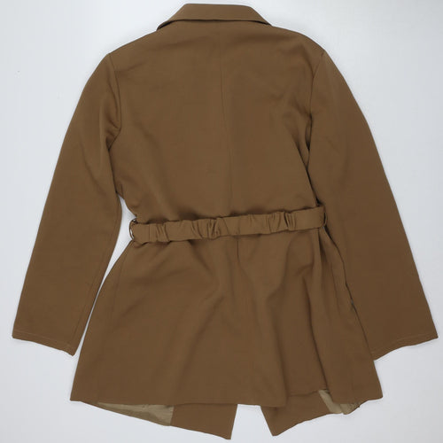 PrettyLittleThing Brown Women's Trench Coat - UK 16