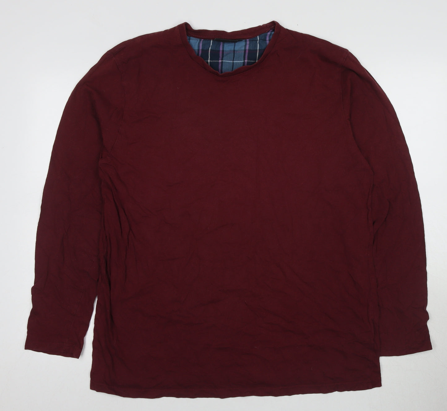 Capsule Men's Red XL Long Sleeve Crew Neck T-Shirt