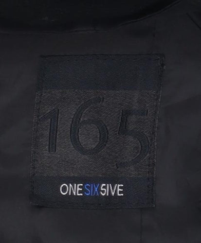 ONESIX5IVE Men's Black Suit Waistcoat, Polyester, Size 36R