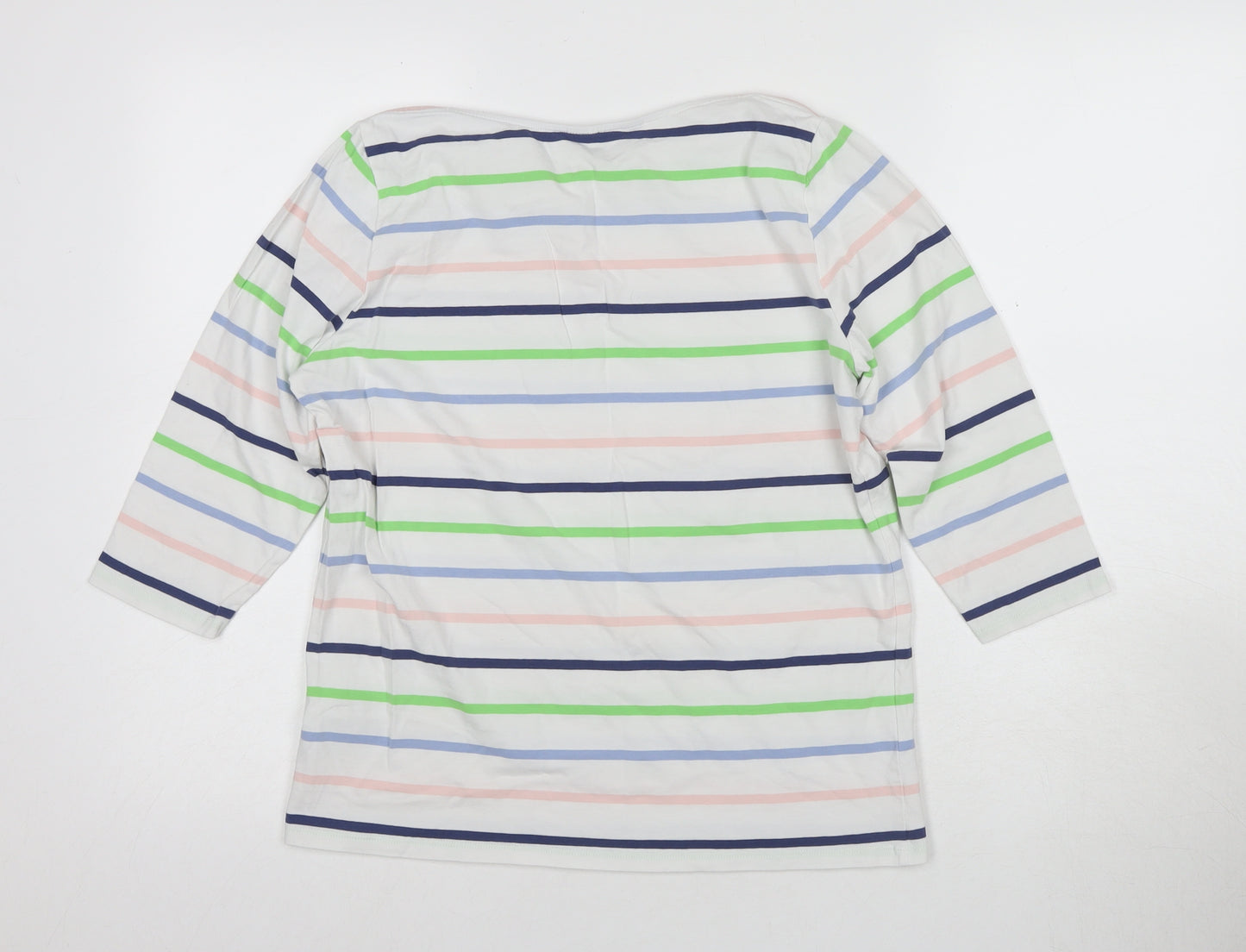 Marks and Spencer Women's Multicoloured Striped Top Size 16