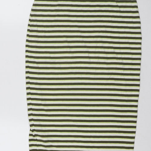 South Women's Multicoloured Stripe Pencil Skirt Size 10