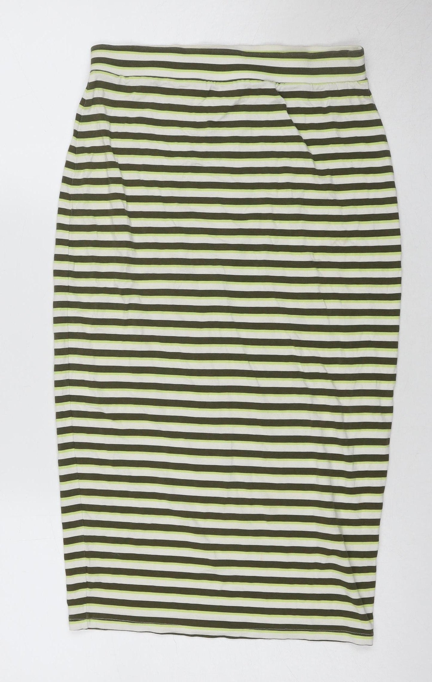 South Women's Multicoloured Stripe Pencil Skirt Size 10