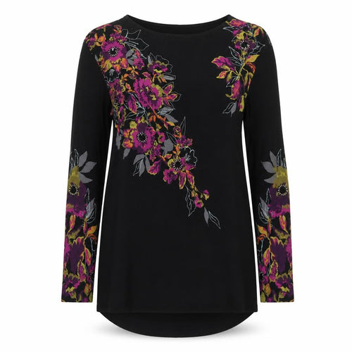 Marks and Spencer Women's Black Floral Embroidered Shift Dress Size 12