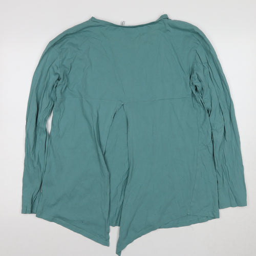 ASOS Women's Green Long Sleeve Top, Size 14