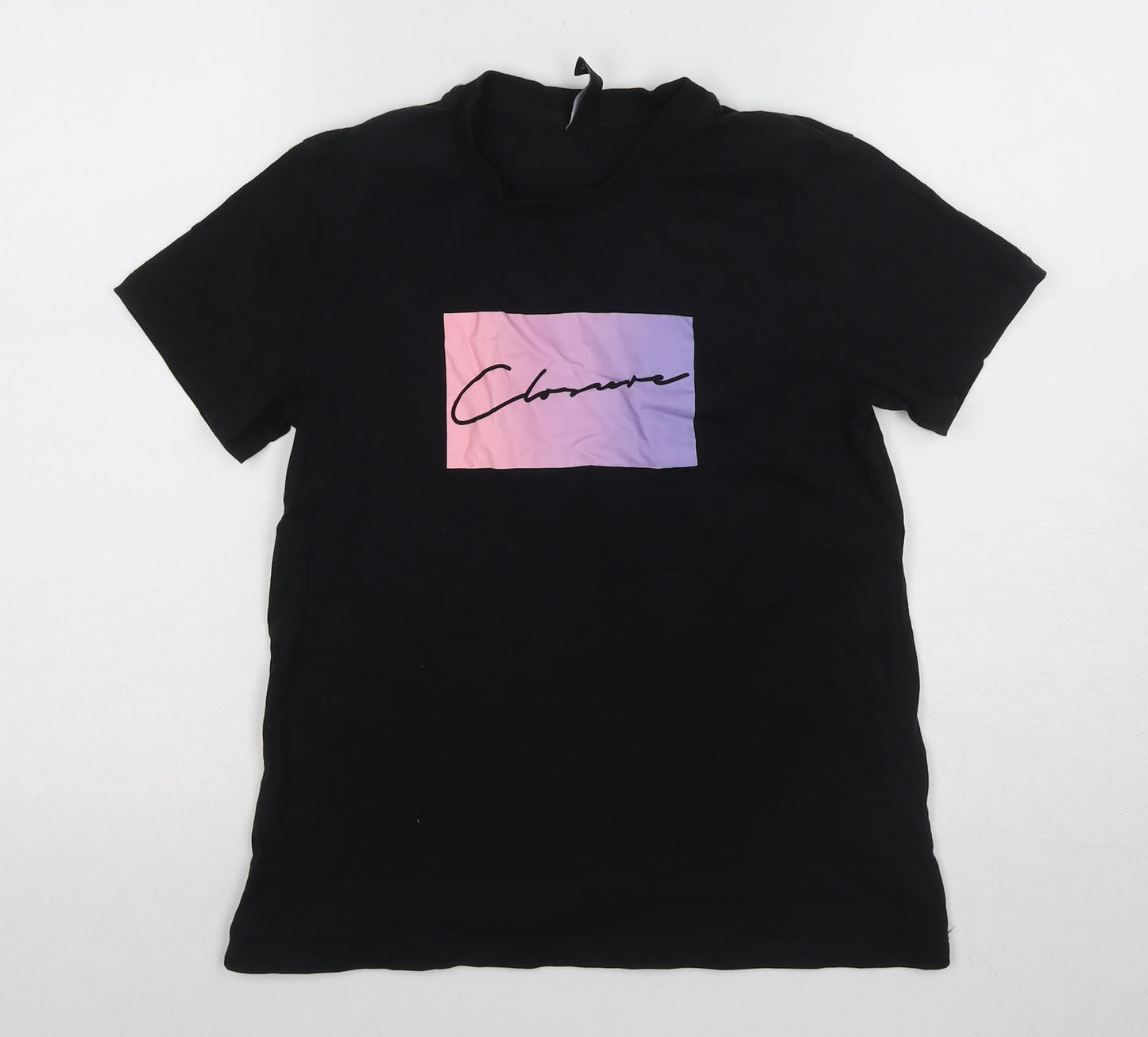 Closure Boys Black Graphic T-Shirt 12-13 Years