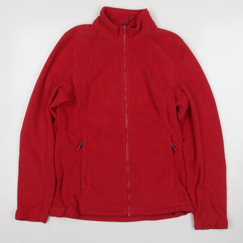 Afaucho Women's Red Fleece Jacket, XS, Mid-Length