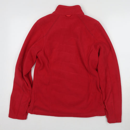 Afaucho Women's Red Fleece Jacket, XS, Mid-Length