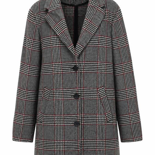 Forever 21 Women's Multicoloured Check Blazer - Medium