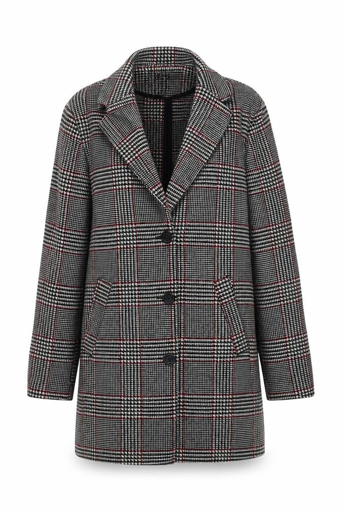 Forever 21 Women's Multicoloured Check Blazer - Medium