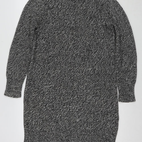 Old Navy Women's Black White Knit Sweater Dress M