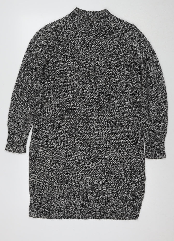 Old Navy Women's Black White Knit Sweater Dress M