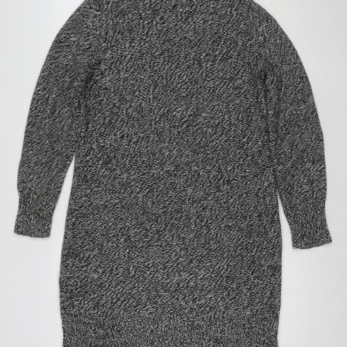 Old Navy Women's Black White Knit Sweater Dress M