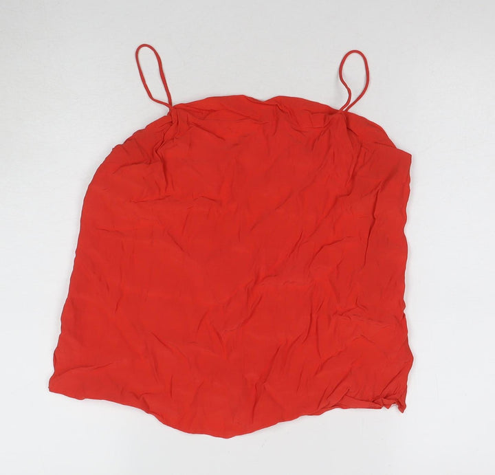 Warehouse Women Red Camisole, Sleeveless Tank, M, Casual