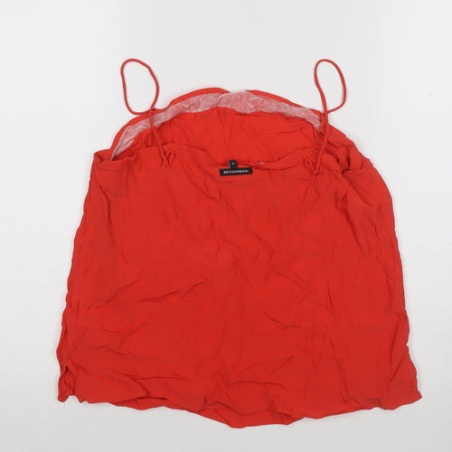 Warehouse Women Red Camisole, Sleeveless Tank, M, Casual