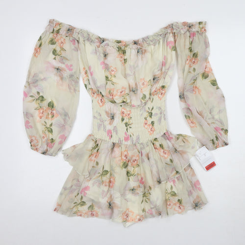 Ray for Days Women's Floral Playsuit XS Multicoloured