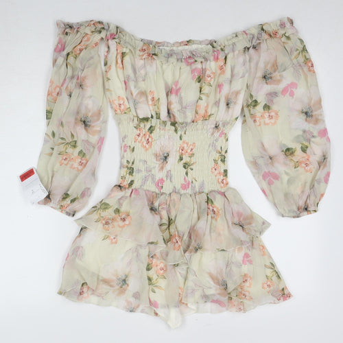 Ray for Days Women's Floral Playsuit XS Multicoloured