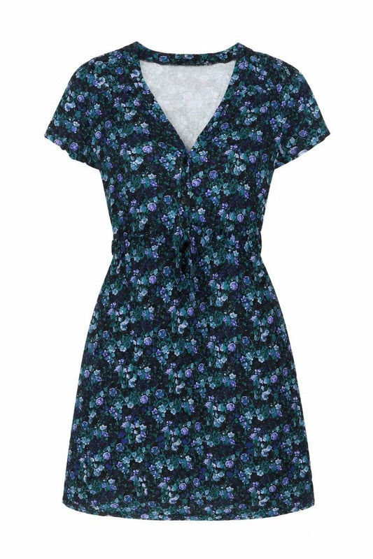 Front view of French Connection Floral Women's Dress, size 6, A-Line