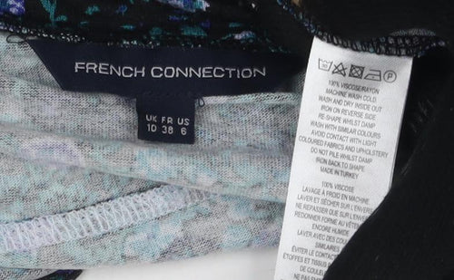 French Connection Floral Women's Dress Size 6 A-Line