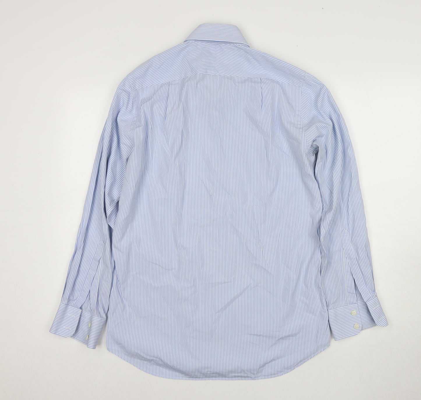 Charles Tyrwhitt Men's Blue Slim Fit Striped Shirt