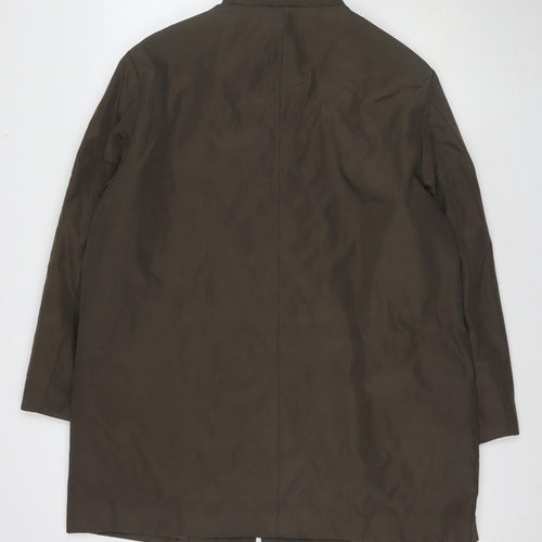 DANNIMAC Women's Brown Long Coat, Size L, Casual Autumn