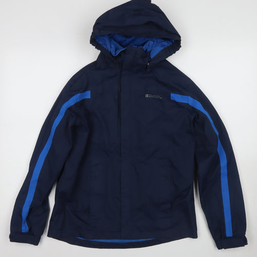 Mountain Warehouse Boys Blue Jacket, Hooded, 13 Years