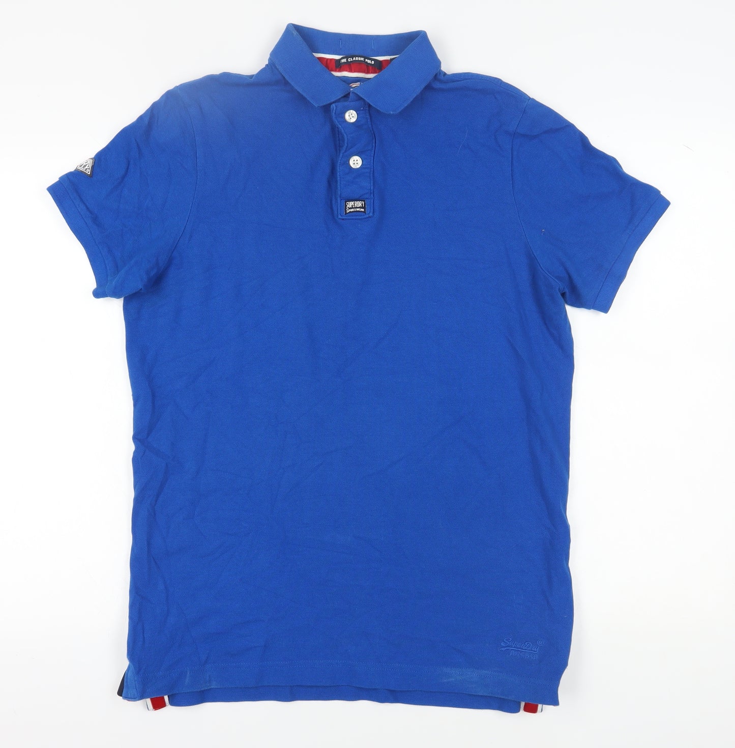 Superdry Men’s Blue XL Polo Shirt - Classic Casual Style