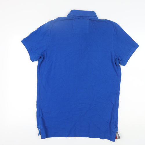 Superdry Men’s Blue XL Polo Shirt - Classic Casual Style