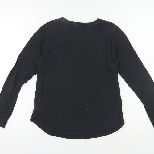 GAP Kids Black Long Sleeve Graphic T-Shirt 14 Years