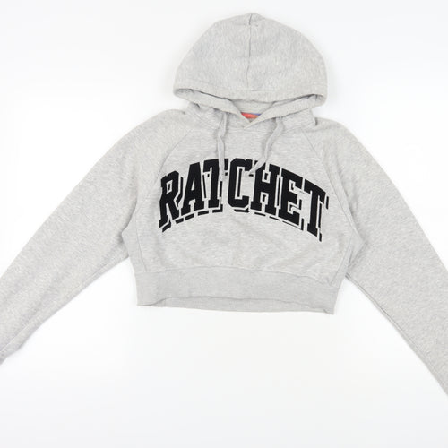 Ratchet Women's Grey Pullover Hoodie XS