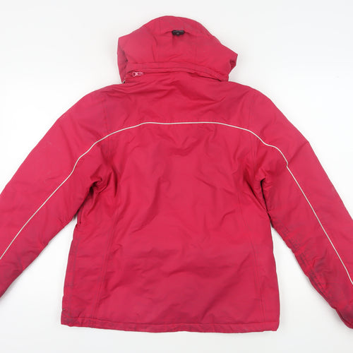 Trespass Women's Red L Puffer Jacket Waterproof Windproof