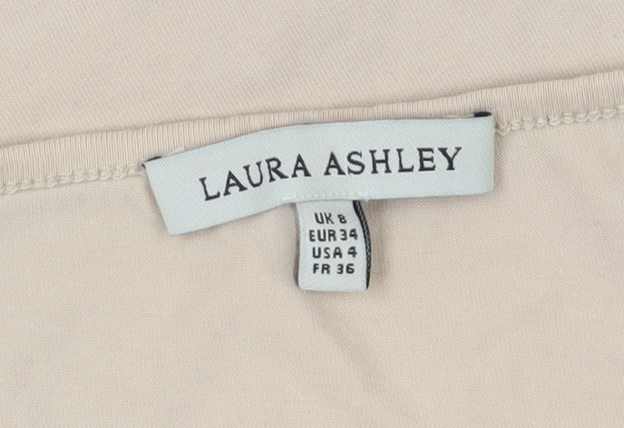 Laura Ashley Beige Women's Tank UK 8 Camisole Top