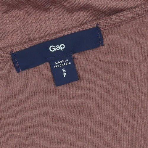 Gap Women's Brown Tank Top, Size S, Round Neck, Casual