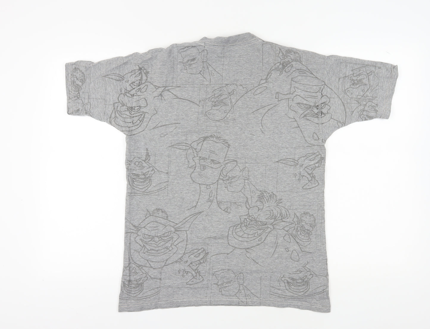 Nutmeg Mills Space Jam Grey T-Shirt M Vintage Cartoon