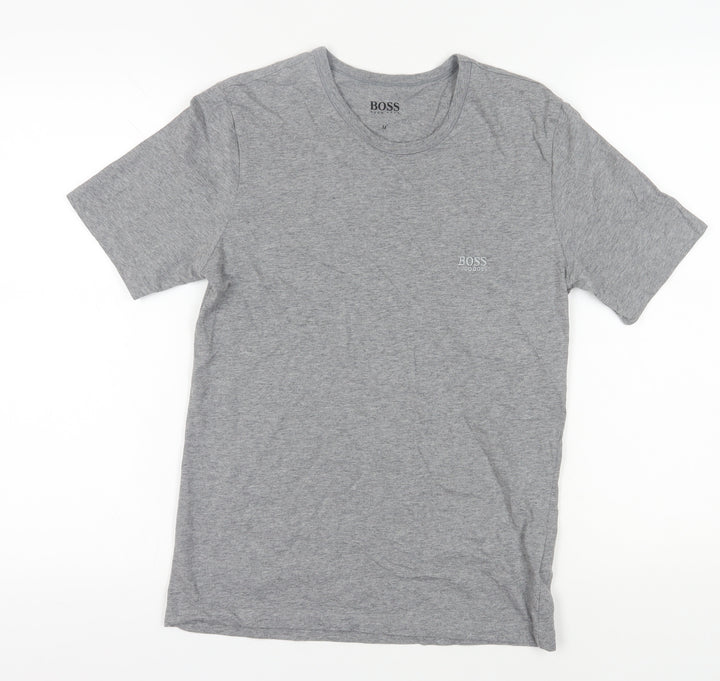Hugo Boss Men's Grey Crew Neck T-Shirt Medium