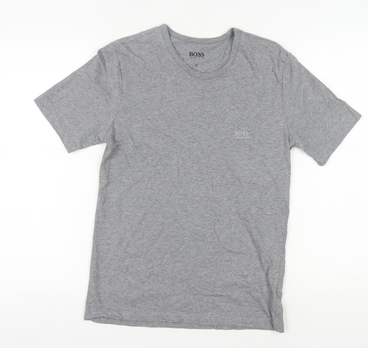Hugo Boss Men's Grey Crew Neck T-Shirt Medium