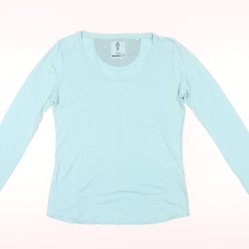 Fat Face Women's Blue Long Sleeve T-Shirt - Size 14