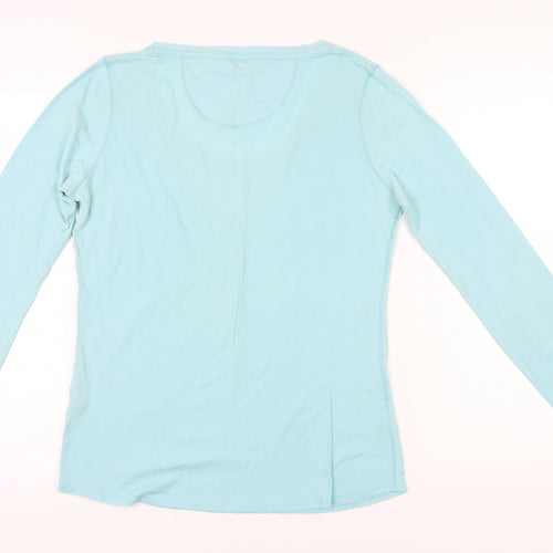 Fat Face Women's Blue Long Sleeve T-Shirt - Size 14
